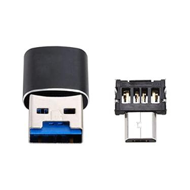 Imagem de Cablecc Leitor de cartão USB 3.0 para Micro SD SDXC TF com adaptador Micro USB 5 pinos OTG para tablet/celular..