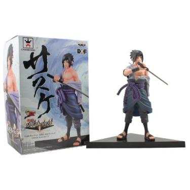 Imagem de Banpresto Naruto Shippuden: Boneco Sasuke Shinobi Relations 2 Uchiha 16,5 cm DX
