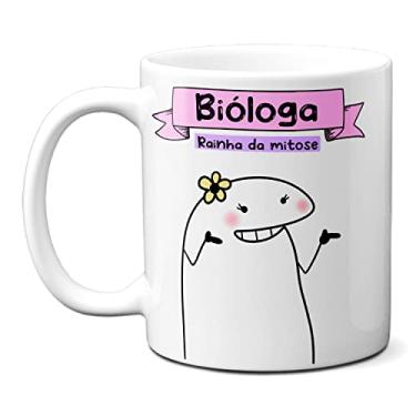 Imagem de Caneca Bióloga Rainha Da Mitose Sei Tudo Sobre A Vida (Branca)