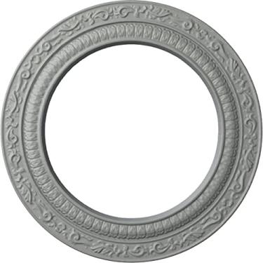 Imagem de Ekena Millwork CM12AD Medalhão de teto Andrea, 30 cm OD x 20 cm ID x 1/2" P (serve para dosséis de até 8"), preparado