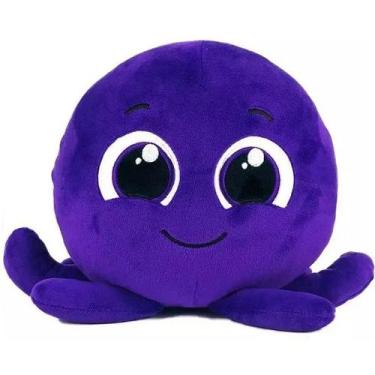 Lider Boneco Pow, Bolofofos, Líder, Vinil, 14 cm, Roxo