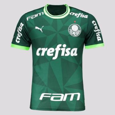 Imagem de Camisa Puma Palmeiras I 2023 Com Patrocínio