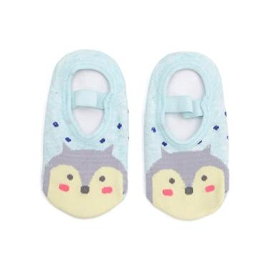 Imagem de Meias de chão fofas para bebês (1 a 5 anos) meias para crianças (azul claro, 1 a 3 anos)
