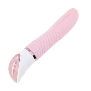 Imagem de Vibrador Feminino Estimulador 2 em 1 Clitóris Língua Grande & Ponto G massageador Sexual 10 Velocidades Sexuais