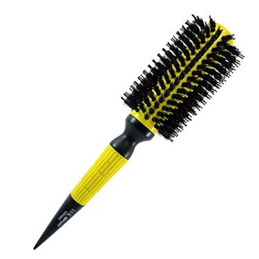 Imagem de AMA 28 - Escova de Cabelo Profissional em Cerâmica Amarela - 18K