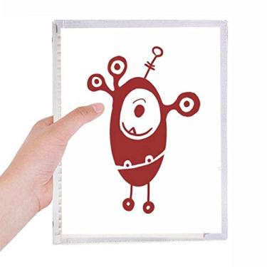 Imagem de Caderno Alien Monster Creature Cyclops de folhas soltas diário recarregável de papelaria