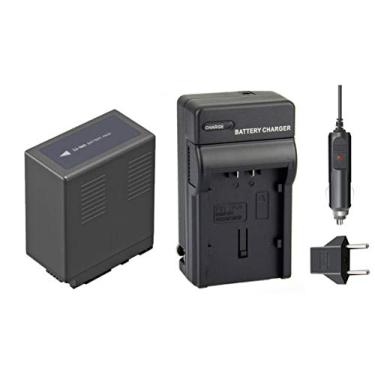 Imagem de Kit Bateria VW-VBG6 + carregador para câmera digital e filmadora Panasonic AG-HMC70, AG-HMC40, AG-HMC150, AG-AC7