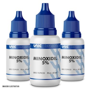 Imagem de Kit 3 tratamento de Minoxidil 60ml