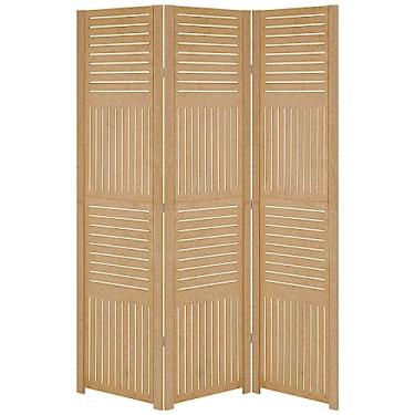 Imagem de Biombo Horizontal Vertical Divisor Separador Dobrado Repartido (3 Folha)