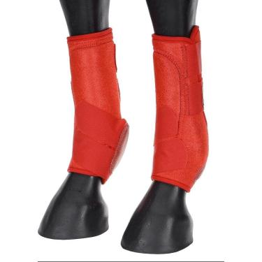 Imagem de Splint Boot para Cavalo em Neoprene Vermelho Rodeo West 19677