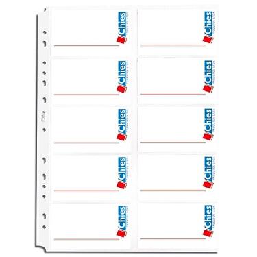 Imagem de REFIL PORTA CARTÕES JUMBO DUPLO TRANSPARENTE CHIES CHIES