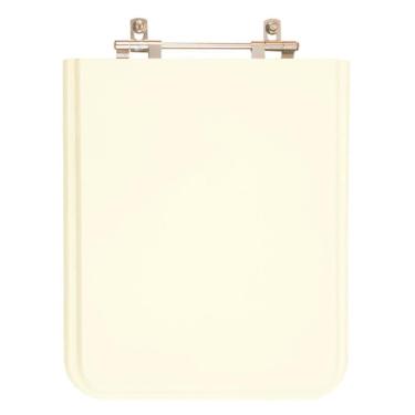 Imagem de Assento Sanitário Tampa de Vaso Madeira MDF Laqueado Square para bacia Incepa Quadrado 6lpf