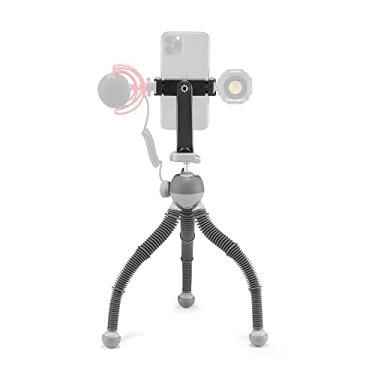 Imagem de JOBY Kit grande PodZilla, tripé flexível com cabeça esférica incluída e suporte para telefone GripTight 360, para smartphones e câmeras compactas Mirrorless ou dispositivos de até 2,5 kg, azul