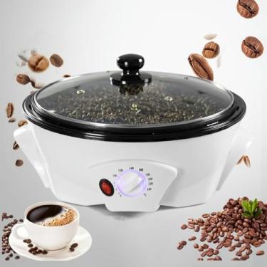 Imagem de Torrador De Café Doméstico 1200w, Torrador Elétrico De Grãos De Café 500g, Temperatura Ajustável De 0 ℃-240 ℃, Para Cafeteria/Casa, Sem Necessidade De Fogão-1