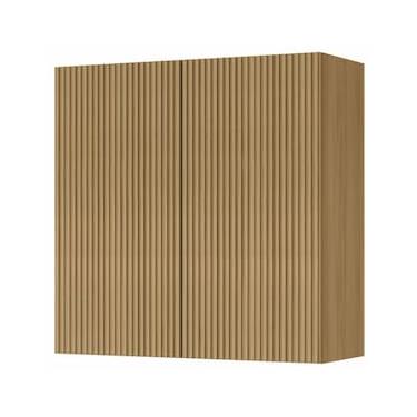 Imagem de Armário Aéreo Nesher Rainha em MDF 15mm com 2 Portas e 1 Prateleira - 80cm de largura