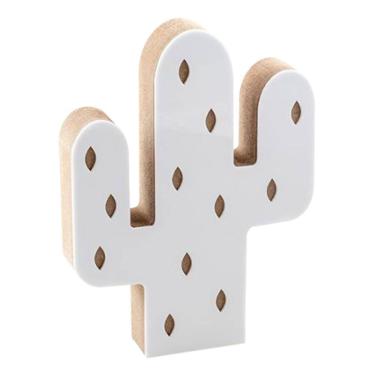 Imagem de Adorno em MDF Cacto - Branco