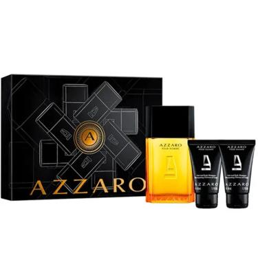 Imagem de Azzaro Pour Homme Kit Perfume 100Ml Edt + 2 Body Shampo 50Ml Masc