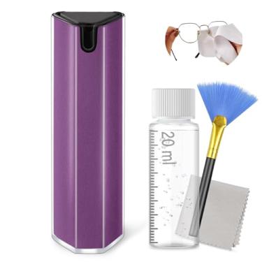 Imagem de JiaTeums Spray de limpeza de tela de carro, spray de limpeza de tela sensível ao toque eletrônico para TV, laptop, tablet, PC, monitor de computador, óculos de tela plana LCD - 18 ml roxo