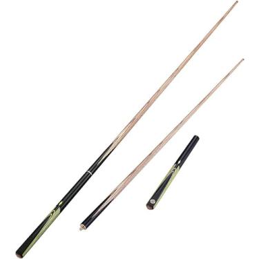 Imagem de Taça de bilhar de duas peças, taco de bilhar de 143 cm, preto, acessórios de bilhar para varas de bilhar, para jogos e esportes, madeira de cera, bastões para jogadores profissionais de bilhar