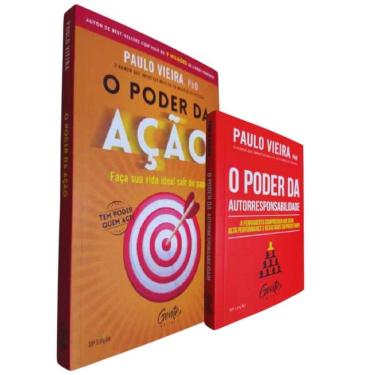 Imagem de 2 Livros Físicos O Poder da Ação e O Poder da Autorresponsabilidade Paulo Vieira, PHD