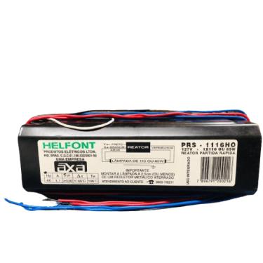 Imagem de Reator Fluorescente Partida Rápida HO 1 X 110 X 118V - Helfont Helfont