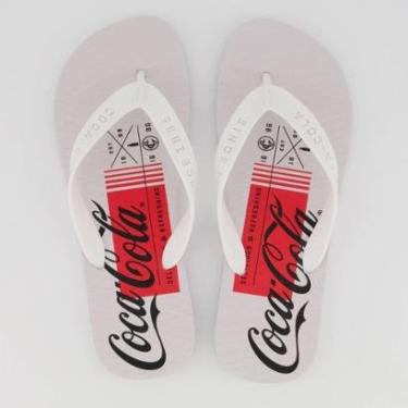 Imagem de Chinelo Coca Cola Galway Branco-Masculino