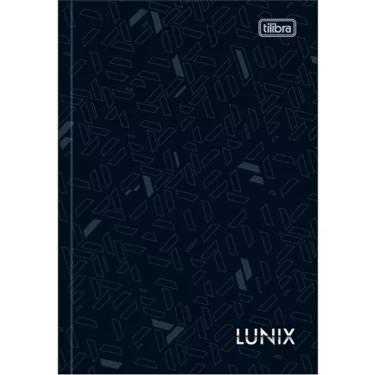 Imagem de Caderno Brochura Capa Dura 1/4 Lunix 80 Folhas Cores Roxo, Rosa, Azul e Preto