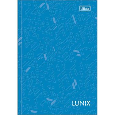 Imagem de Caderno Brochura Capa Dura 1/4 Lunix 80 Folhas Cores Roxo, Rosa, Azul e Preto