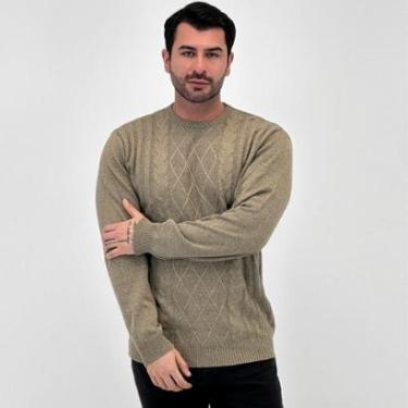 Imagem de Blusa de Lã Minimum Texturizada Gola Redonda Masculina-Masculino