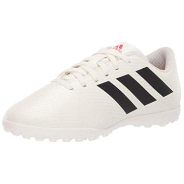 Imagem de adidas Nemeziz infantil unissex 18,4 Turf, Off White/Preto/Active Red, Off Branco/Preto/Vermelho ativo, 13 Little Kid