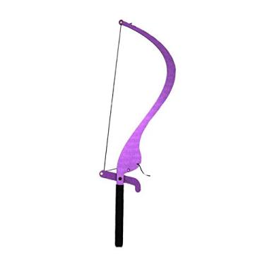 Imagem de Ferramenta profissional de mapeamento de sobrancelhas régua niveladora com arco - Guia de desenho de sobrancelha de liga de alumínio para microblading e maquiagem permanente t - roxo