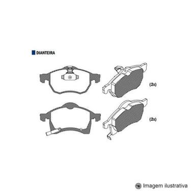 Imagem de Pastilha de Freio Meriva 1.8 Aro 15 02 / Zafira 2.0 8V 01 / Astra 2.0 
