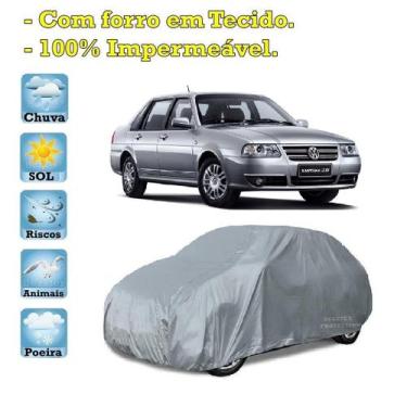 Imagem de Capa com forro cobrir carro Volkswagen Santana 100% Impermeável Proteç