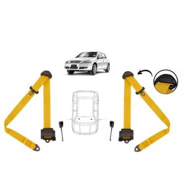 Imagem de Par de Cintos de Segurança 3 pontos Astra+ Par de Fechos - HCML, Amare