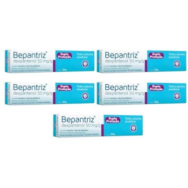 Imagem de Kit 5 Bepatriz Pomada Dermatológica Dexpantenol com 30g