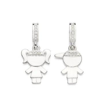 Imagem de Berloque de pulseira prata 925 feminino rommanel menina filha ou menin