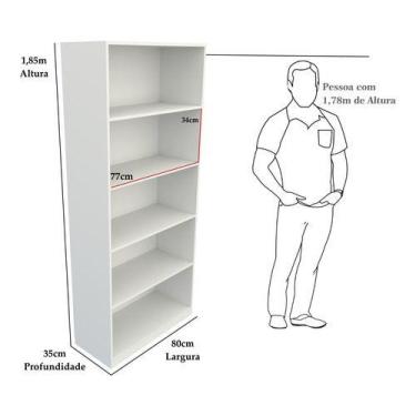 Imagem de Armário Prateleira Multiuso M9 Vitrine Closet Expositor Mdp - VETORIAL