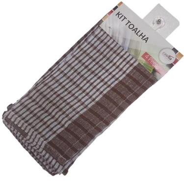 Imagem de KIt 4 Toalhas Para Mesa, Fogão, Decorativas Algodão 40X60cm - Casita, 
