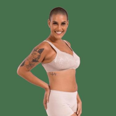 Imagem de 630 Soutien Mastectomia, Lycra Two Way FORA DE LINHA - Esbelt, Chocola