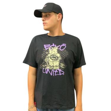 Imagem de Camiseta Masculina Ecko Xum Preta J952A