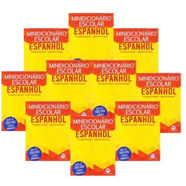 Imagem de Minidicionário Escolar De Espanhol 10 Unidades Em Atacado - Ciranda Cu