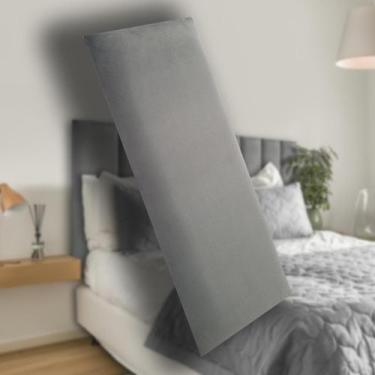 Imagem de Cabeceira Estofada Suede Para Cama Box - Módulo 20cm x 60cm - GH Papel