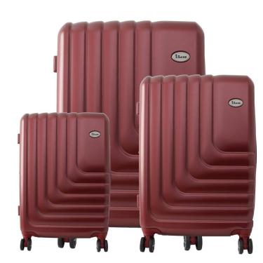 Imagem de Conjunto de Malas Abs para Viagem Expansível Ika Flex Cadeado Tsa Rodas Duplas 3pcs P/m...