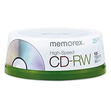 Imagem de Memorex 80 minutos CD-RW 4x-12x alta velocidade pacote com 25 fuso