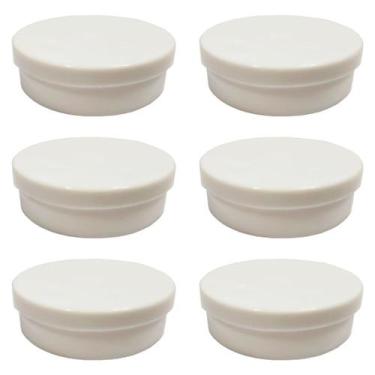 Imagem de Latinha Plástica Para Lembrancinhas 25 Unidades Branca - Russo Art 