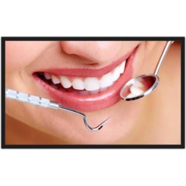 Imagem de Quadro Decorativo Consultórios Odontologia Dentista Dentes Sorriso Est