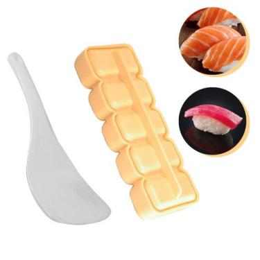 Imagem de Kit Forma Molde De Comida Japonesa Sushi Sashimi Nigiri Niguiri + Colh