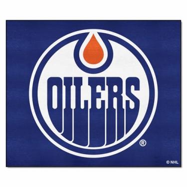 Imagem de FANMATS NHL Edmonton Oilers Tapete facial de nylon