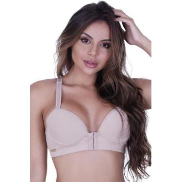 Imagem de Sutiã Nadador Reforçado de Microfibra Light Feminino - Biografia da Mo