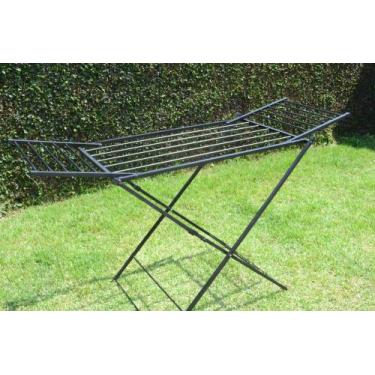Imagem de Varal de chão com abas dobráveis 15 varetas em alumínio - Varais Store